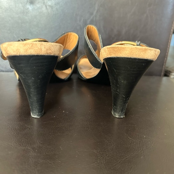 Circa Joan & David. Black leather mule. US 8.5 (actually size 9 but fits small) - Picture 4 of 7